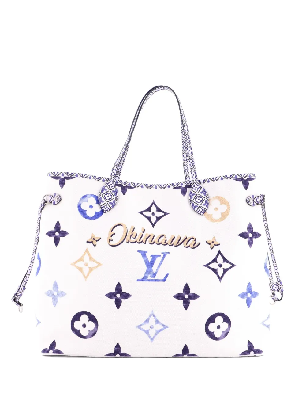 Louis Vuitton Pre-Owned Neverfull NM Tote Limited Edition Cities By The Pool Monogram Watercolor Giant GM shoulder bag - Blu