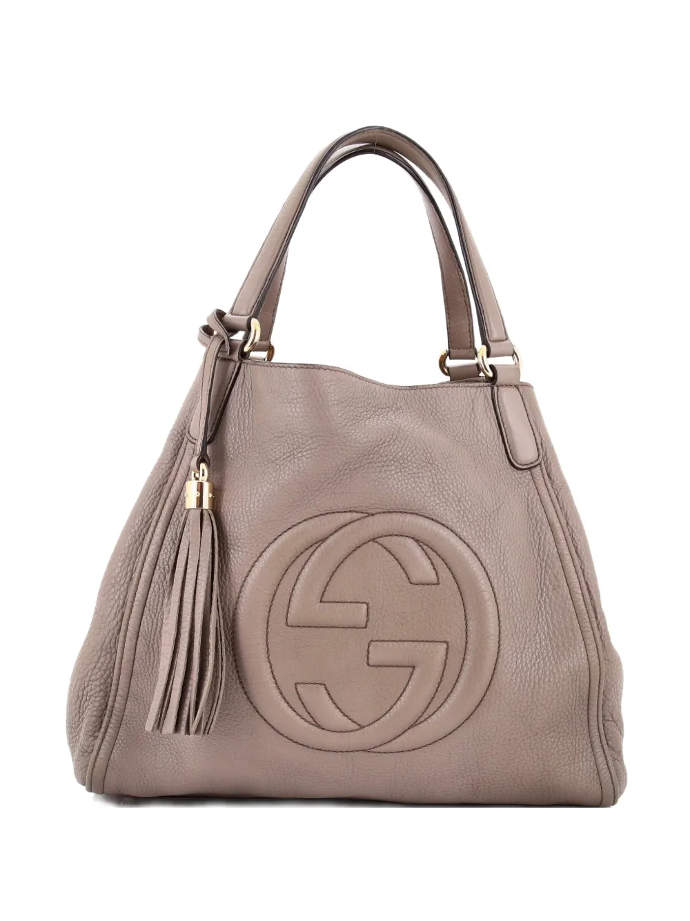 Gucci Pre-Owned Soho Leather Medium shoulder bag - Grigio