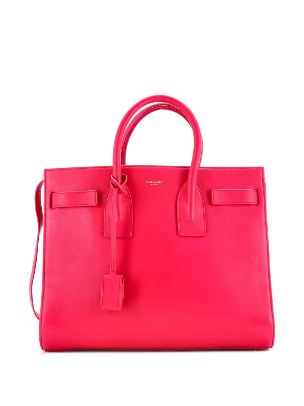 SAINT LAURENT Pre-owned Sac De Jour Bag Leather Small Satchel In Pink
