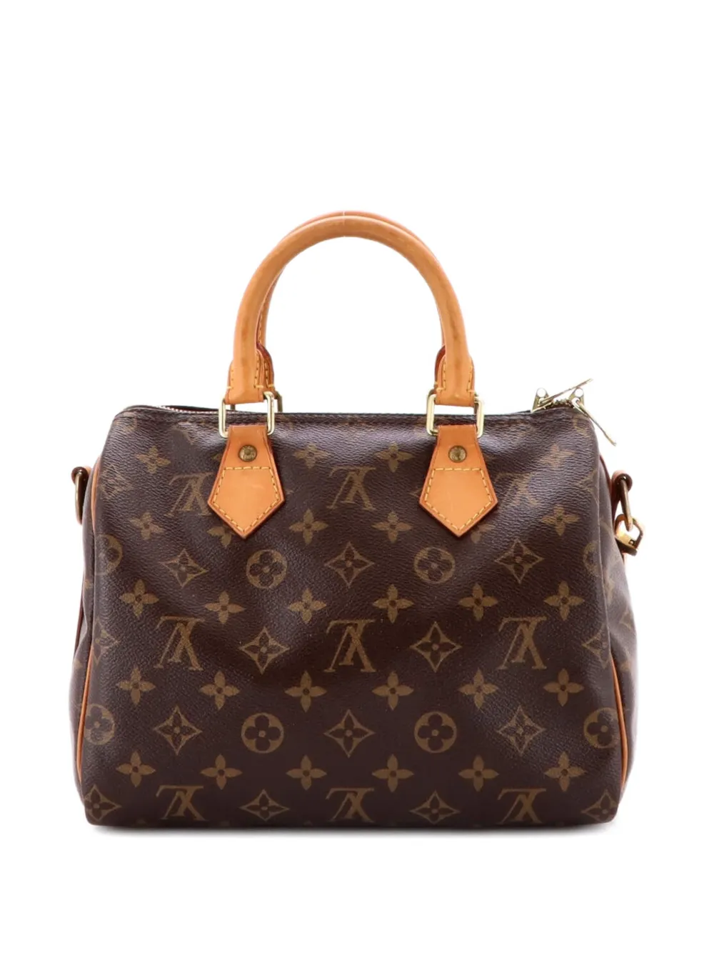 LOUIS VUITTON Pre-owned Speedy Bandouliere Bag Monogram Canvas 25 Satchel In Brown