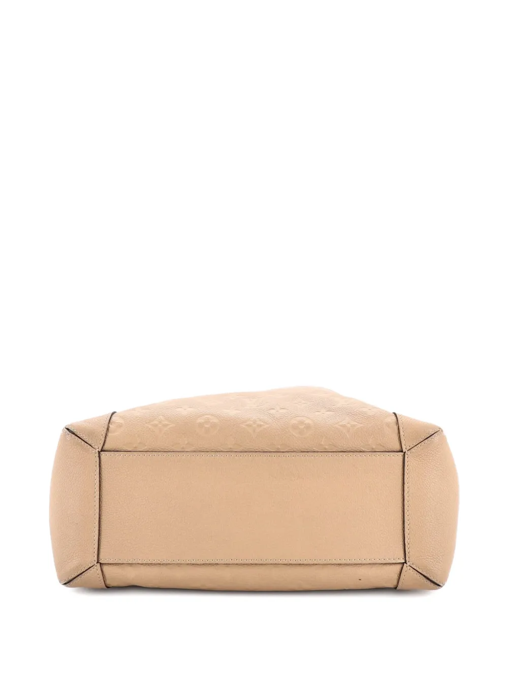 Pre-owned Louis Vuitton Bagatelle Monogram Empreinte Leather Hobo Bag In Neutral