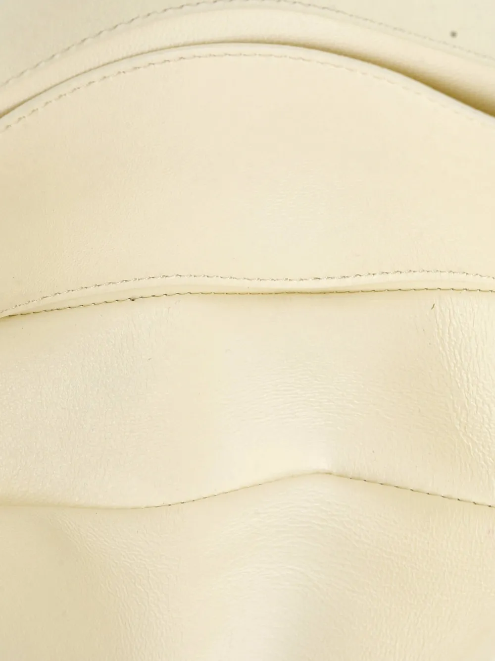 VALENTINO GARAVANI Pre-owned Vlogo Loco Flap Shoulder Bag Leather Medium Clutch Bag In Neutral