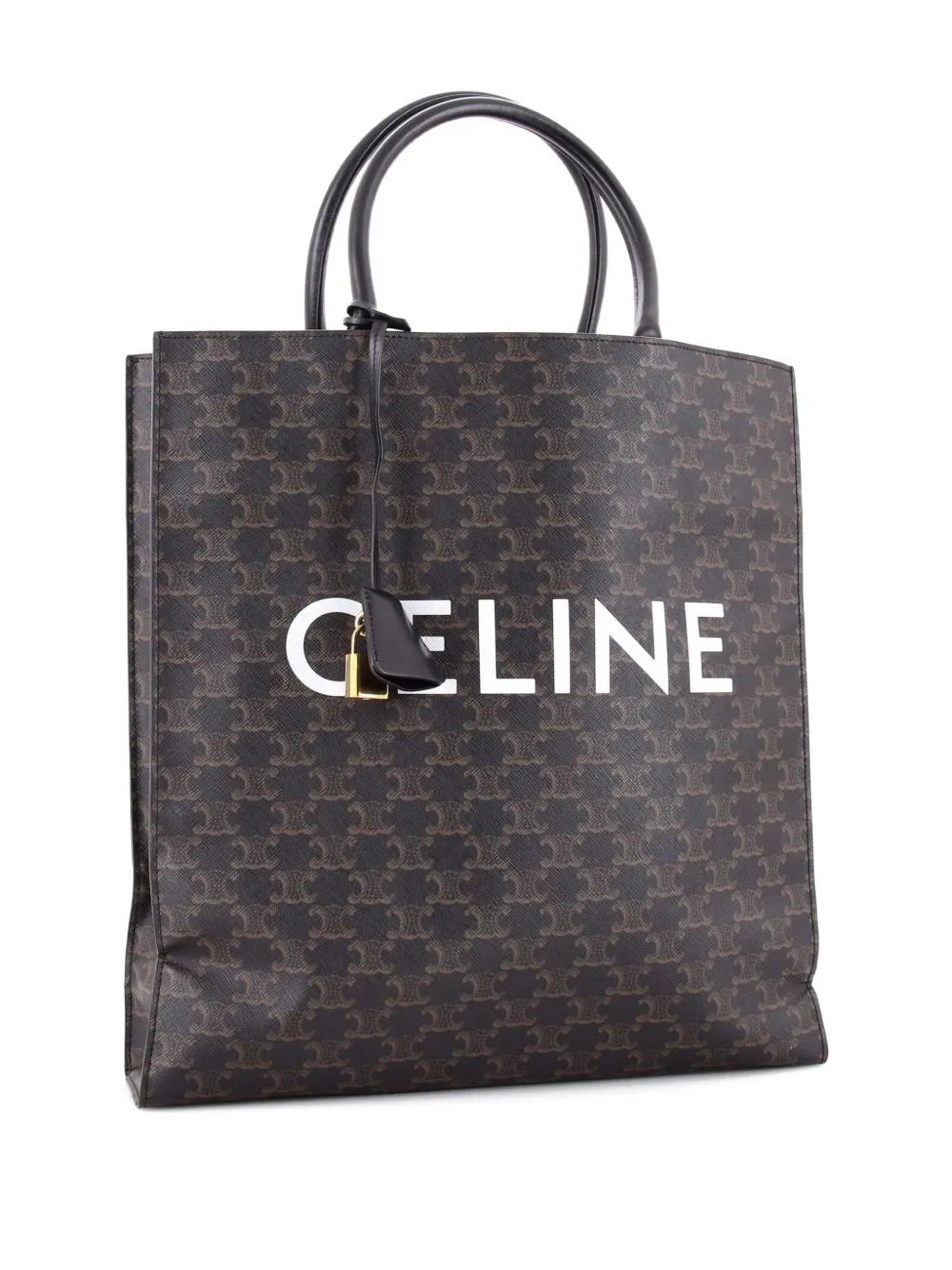 Celine Pre-Owned Vertical Cabas Triomphe Coated Canvas Large tote bag | Pre-Owned | Image 2