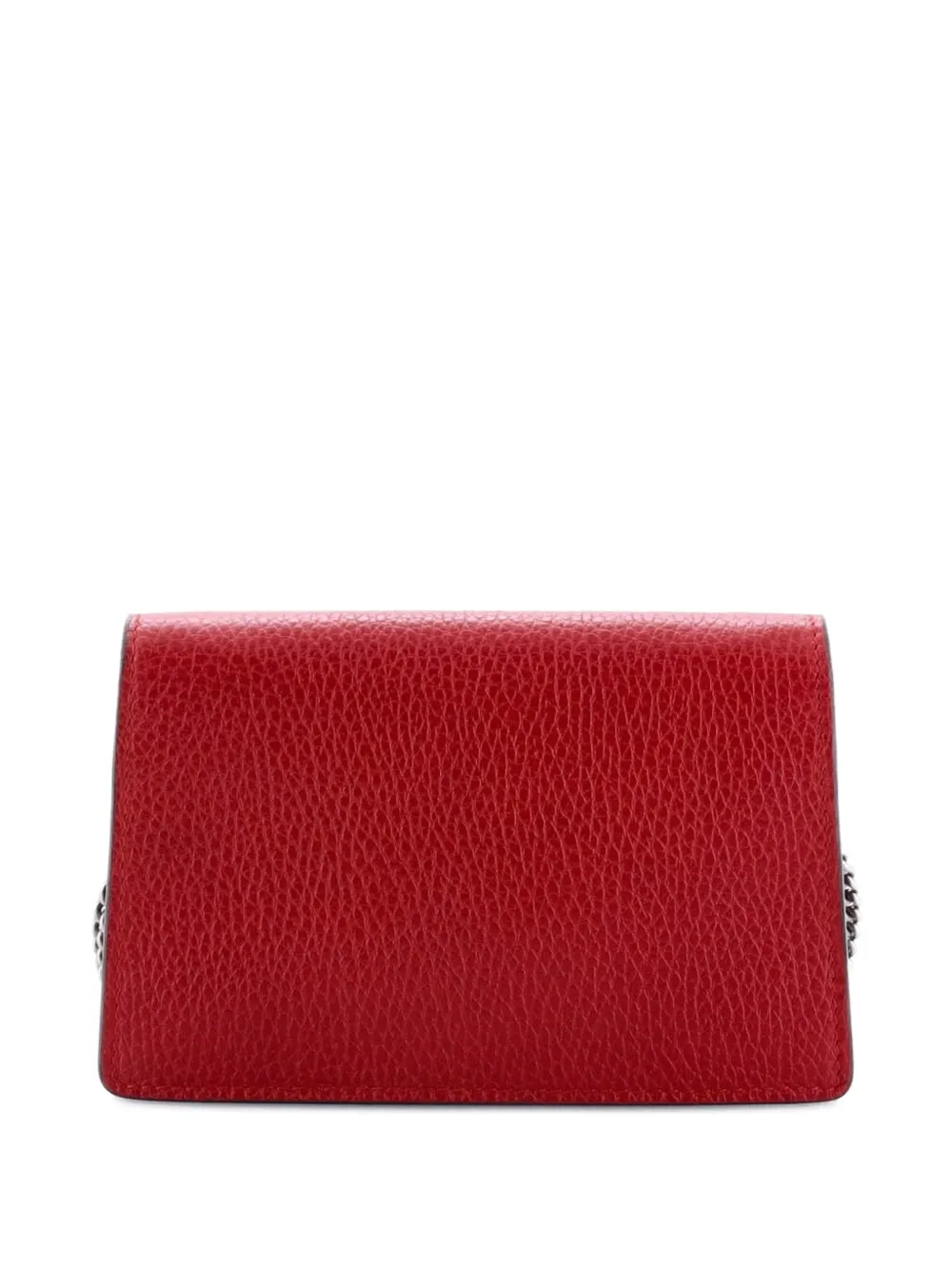 Pre-owned Gucci Dionysus Bag Leather Super Mini Clutch Bag In Red