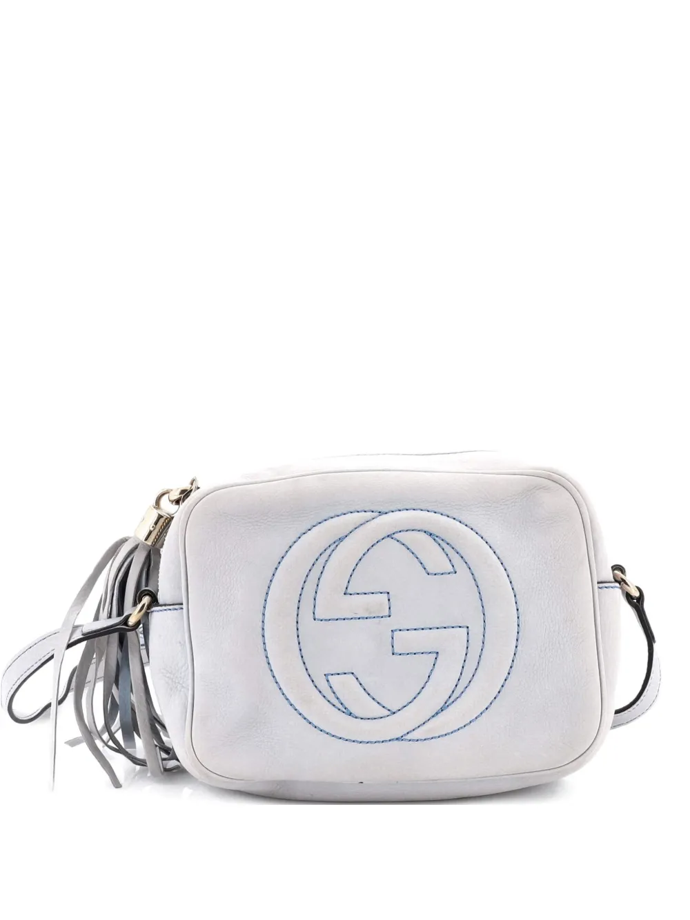 Gucci Pre-Owned Soho Disco Nubuck Small crossbody bag - Blu