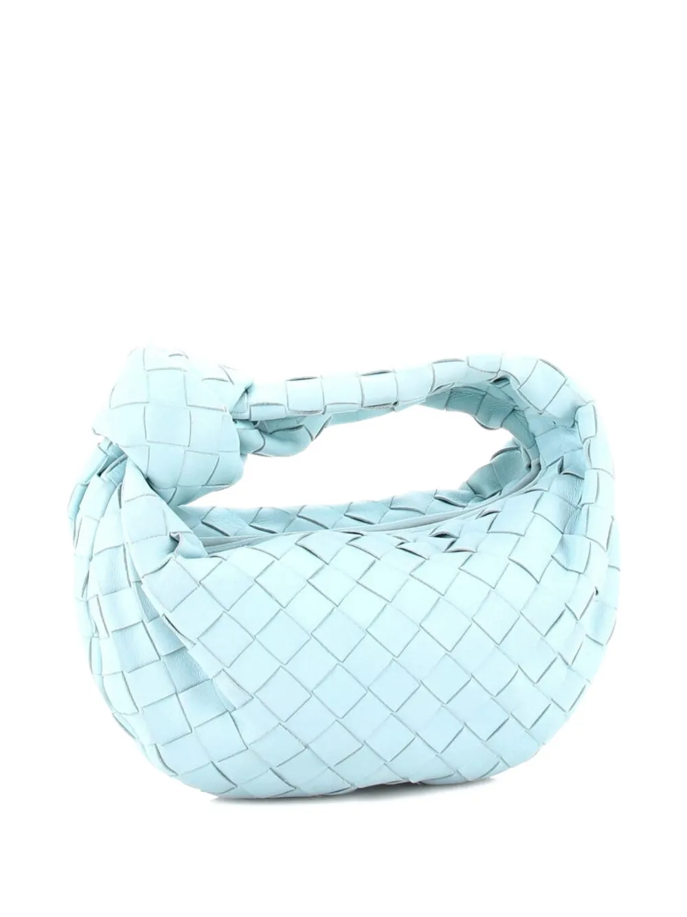 BOTTEGA VENETA Pre-owned Bv Jodie Intrecciato Nappa Mini Hobo Bag In Blue