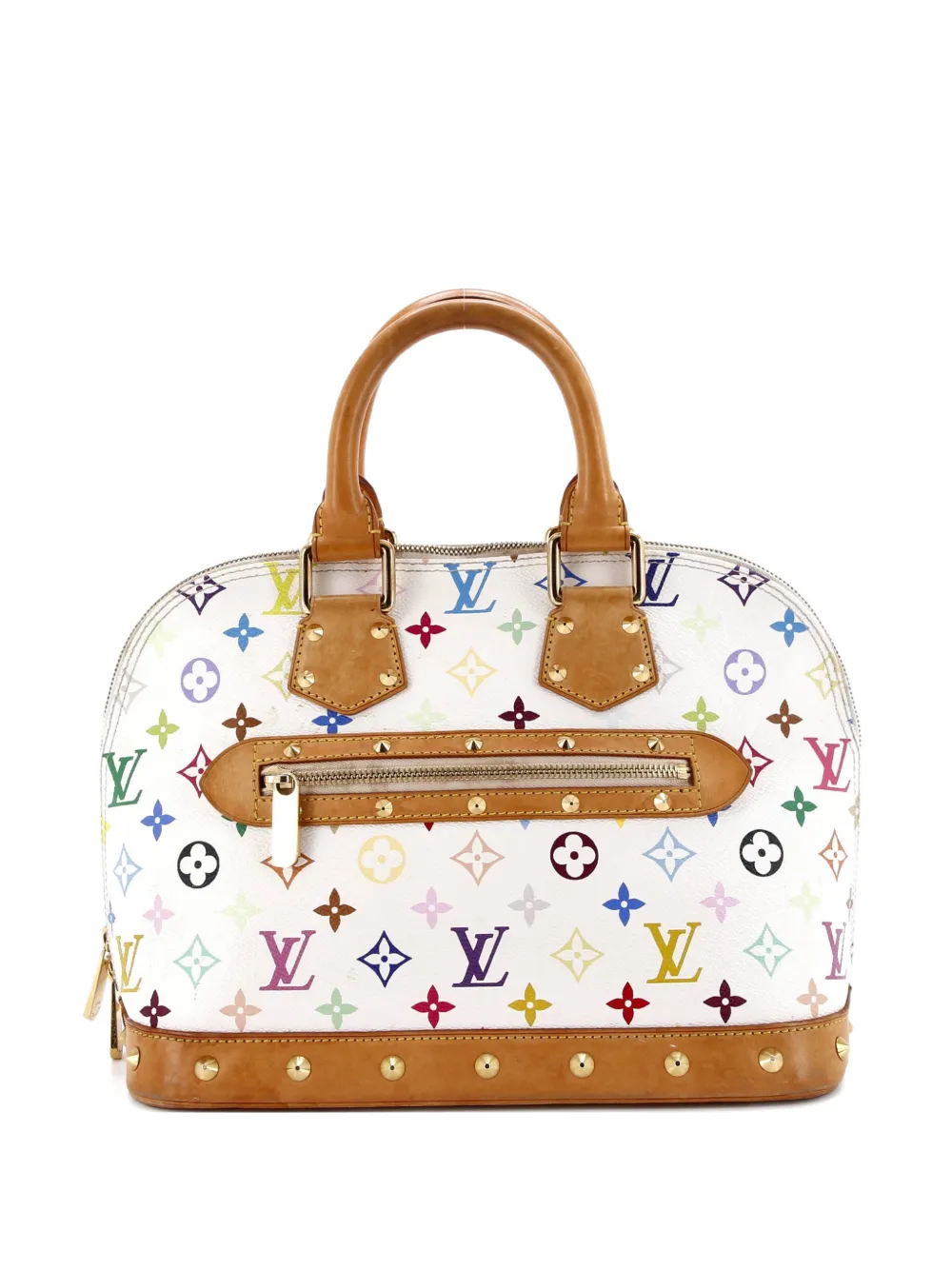 Pre-owned Louis Vuitton Alma Handbag Monogram Multicolor Pm Satchel
