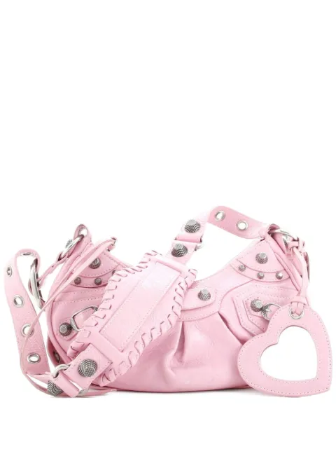 Balenciaga Pre-Owned Le Cagole Giant Studs Shoulder Bag Leather XS hobo bag