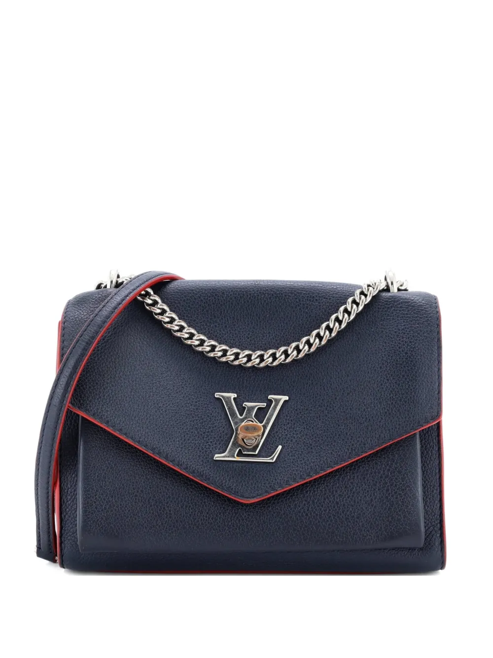 Louis Vuitton Pre-Owned Mylockme Handbag Leather BB crossbody bag - Blu
