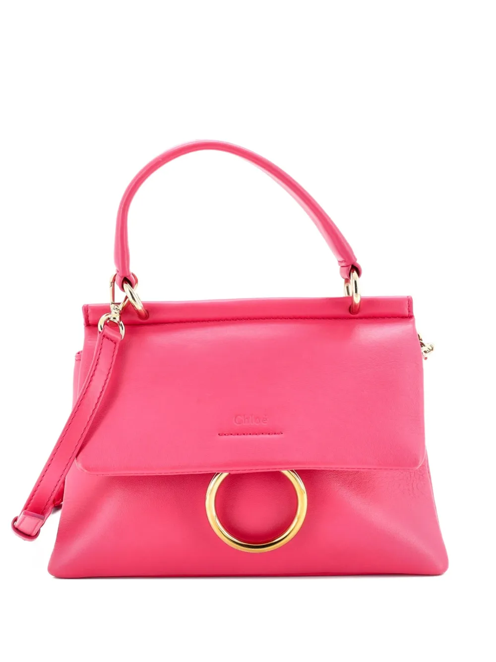 Chloé Pre-Owned Faye Top Handle Bag Leather Small satchel | Pink | Image 1
