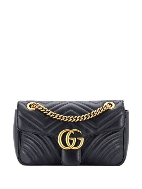 Gucci Pre-Owned GG Marmont Flap Bag Matelasse Leather Medium shoulder bag