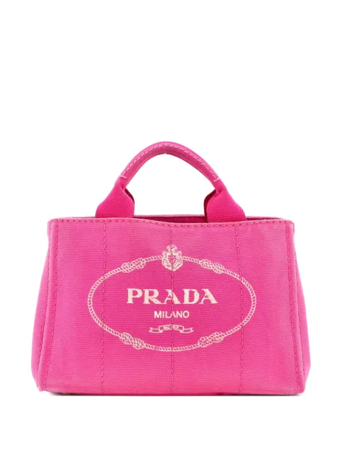 Prada Pre-Owned Canapa Canvas Mini tote bag