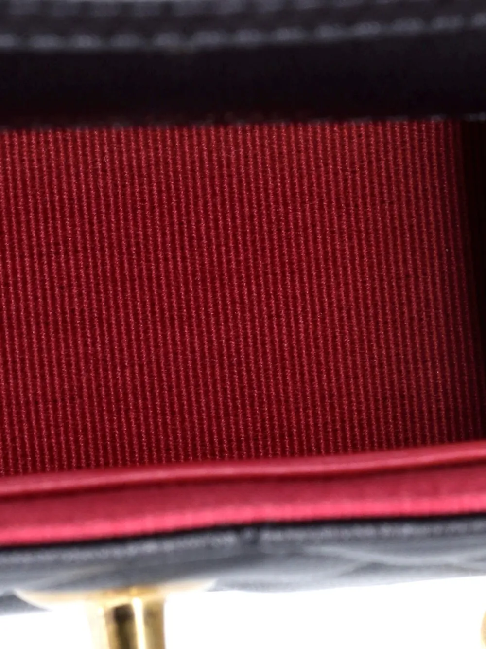 Pre-owned Chanel Coco Love Cc Heart Clutch With Chain Quilted Lambskin Mini Crossbody Bag In Black