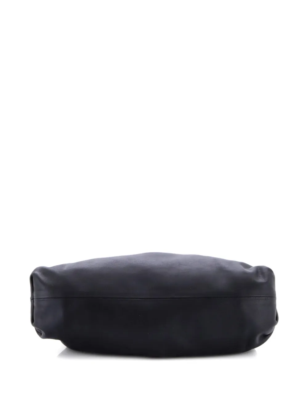 BOTTEGA VENETA Pre-owned The Pouch Leather Teen Clutch Bag In Black