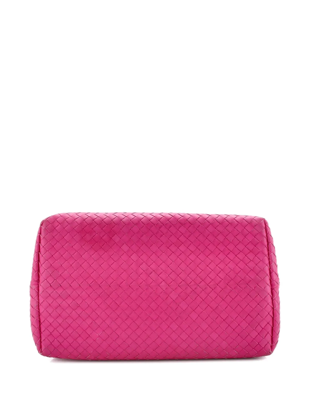 Pre-owned Bottega Veneta Milano Intrecciato Nappa Large Tote Bag In Pink