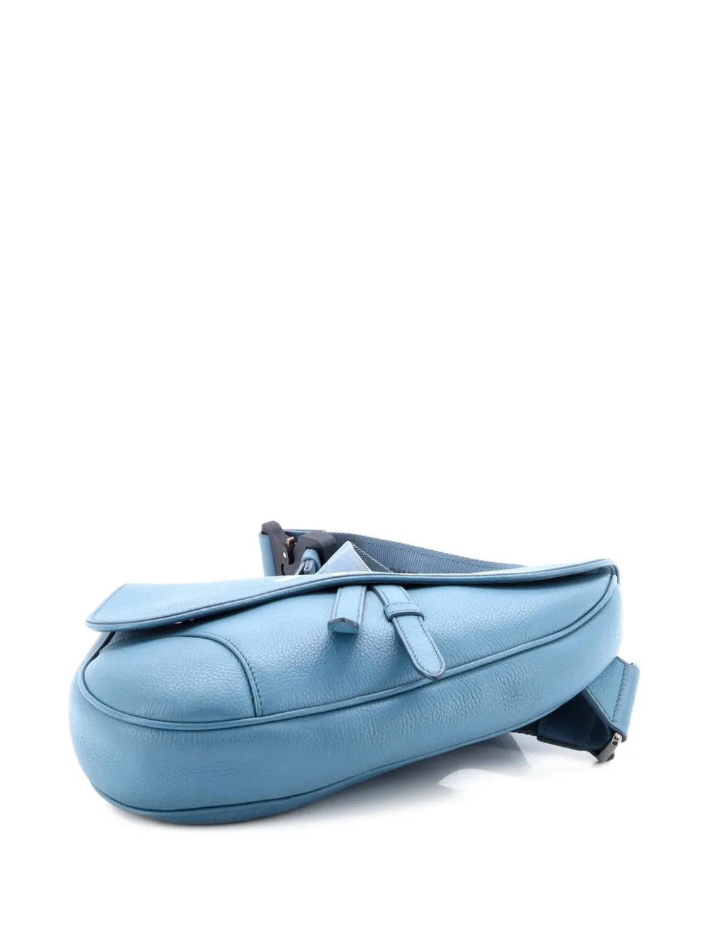 Shawn Stussy Saddle Printed Leather Crossbody Bag