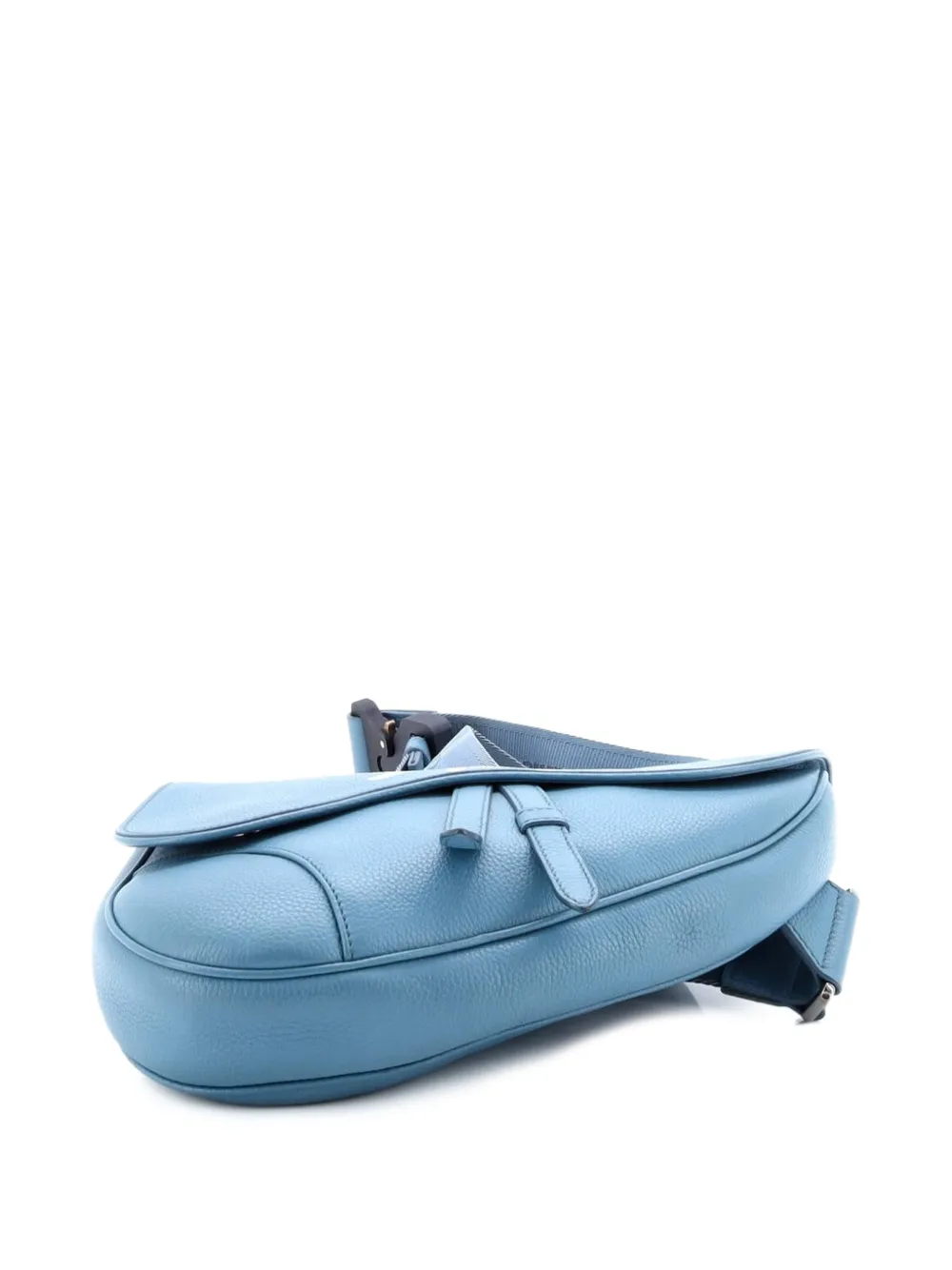 Shawn Stussy Saddle Printed Leather Crossbody Bag