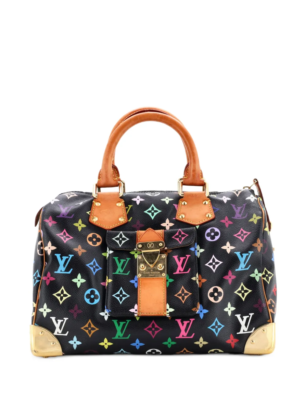 Louis Vuitton Pre-Owned Speedy Handbag Monogram Multicolor 30 satchel - Nero