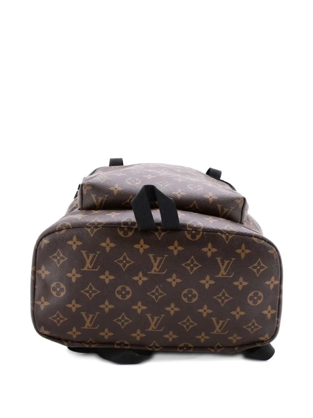 LOUIS VUITTON Pre-owned Zack Macassar Monogram Canvas Backpack In Brown