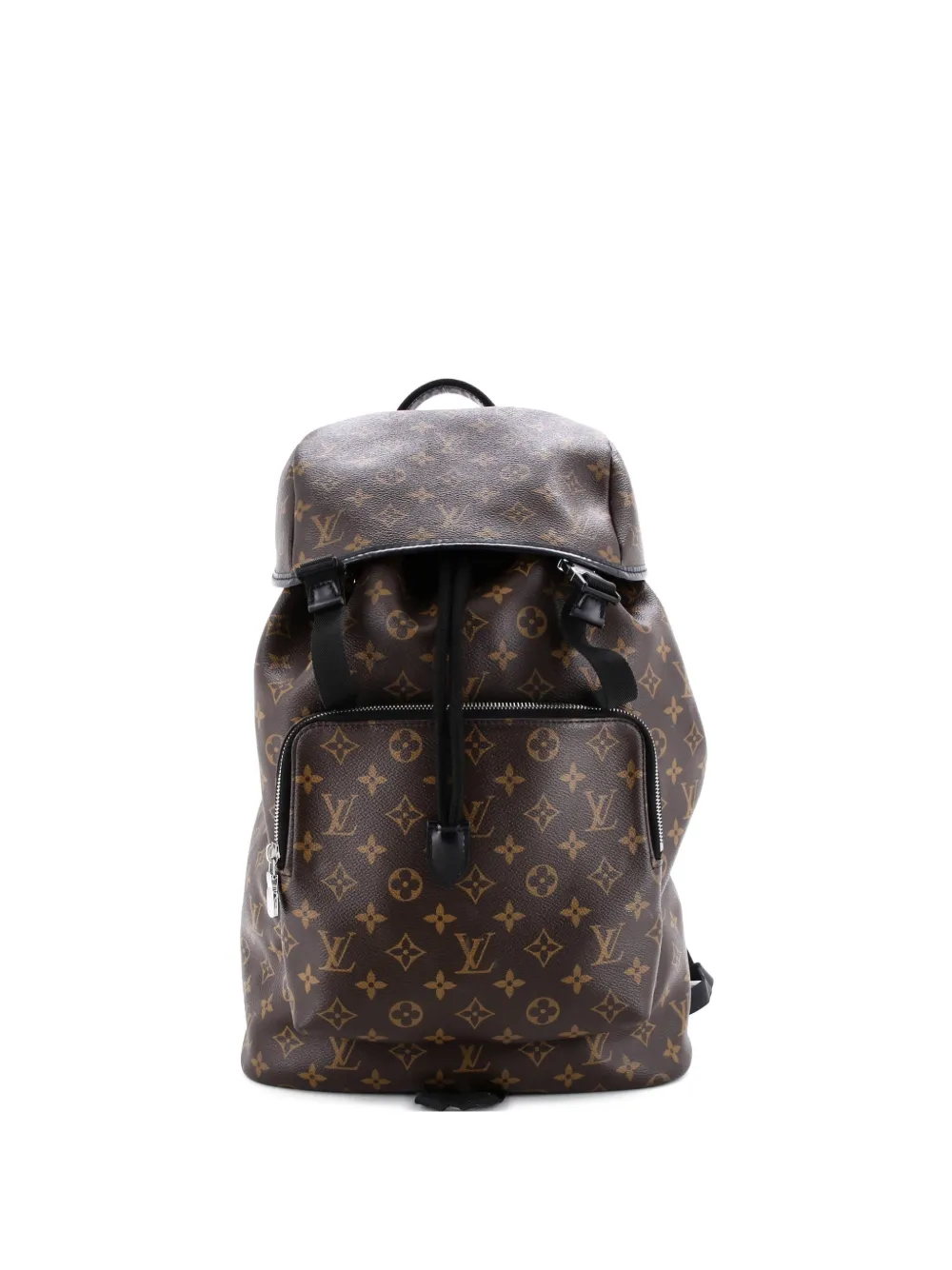 Pre-owned Louis Vuitton Zack Macassar Monogram Canvas Backpack In Brown