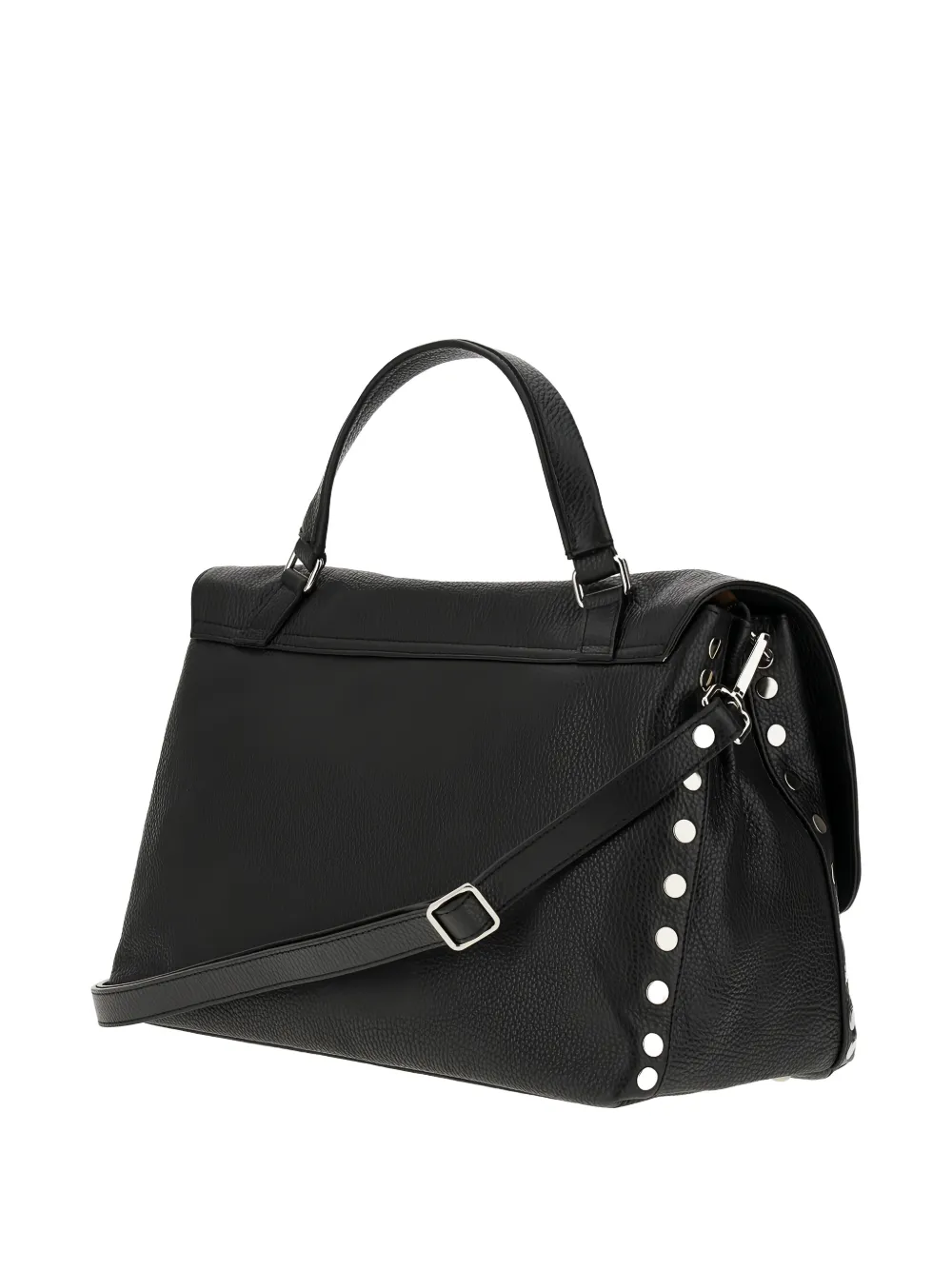 Zanellato Postina studded borsa tote bag - Zwart