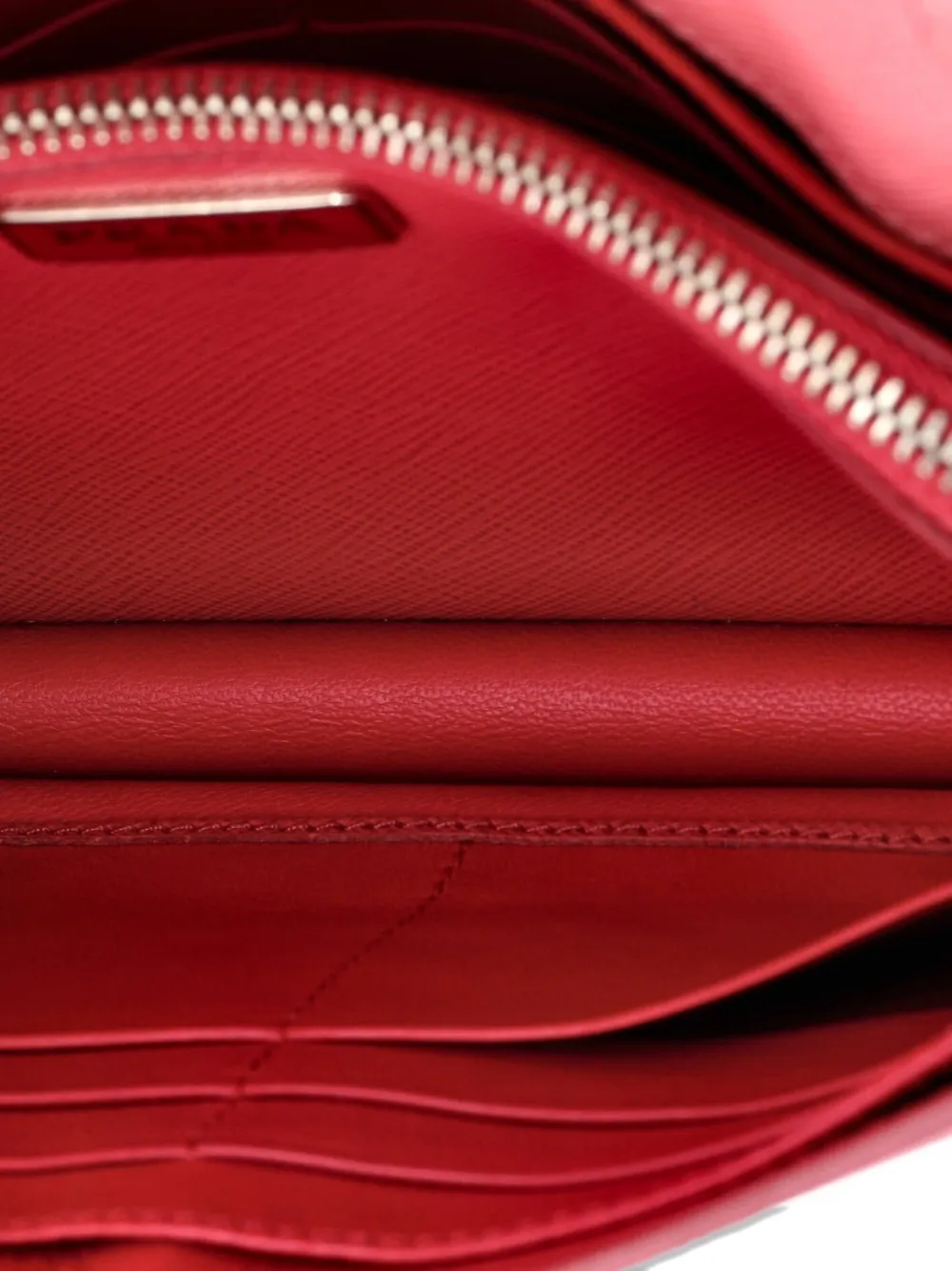 PRADA Pre-owned Turn Lock Wallet Saffiano Leather Small Crossbody Bag In Pink