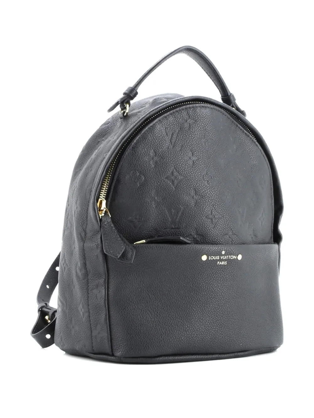 LOUIS VUITTON Pre-owned Sorbonne Monogram Empreinte Leather Backpack In Black