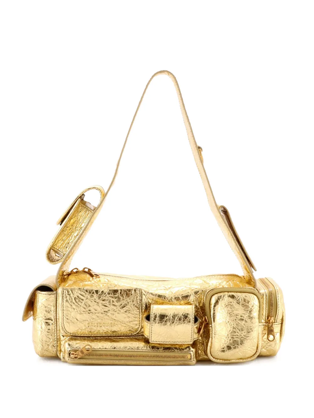 Balenciaga Pre-Owned Superbusy Sling Bag Leather XS shoulder bag - Oro