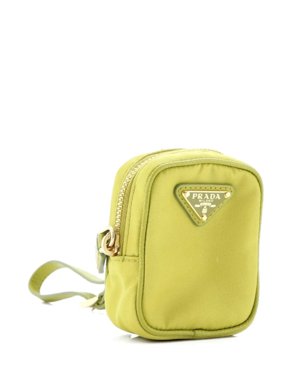PRADA Pre-owned Re-edition 1978 Re-nylon Mini Pouch In Green