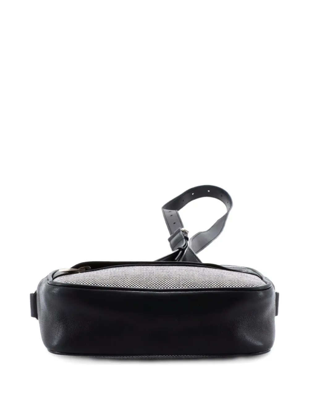 SAINT LAURENT Pre-owned Camp Camera Bag Leather Small Crossbody Bag In Black