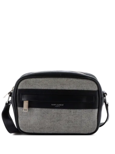 Saint Laurent Pre-Owned bolsa crossbody Camp pequeña de piel