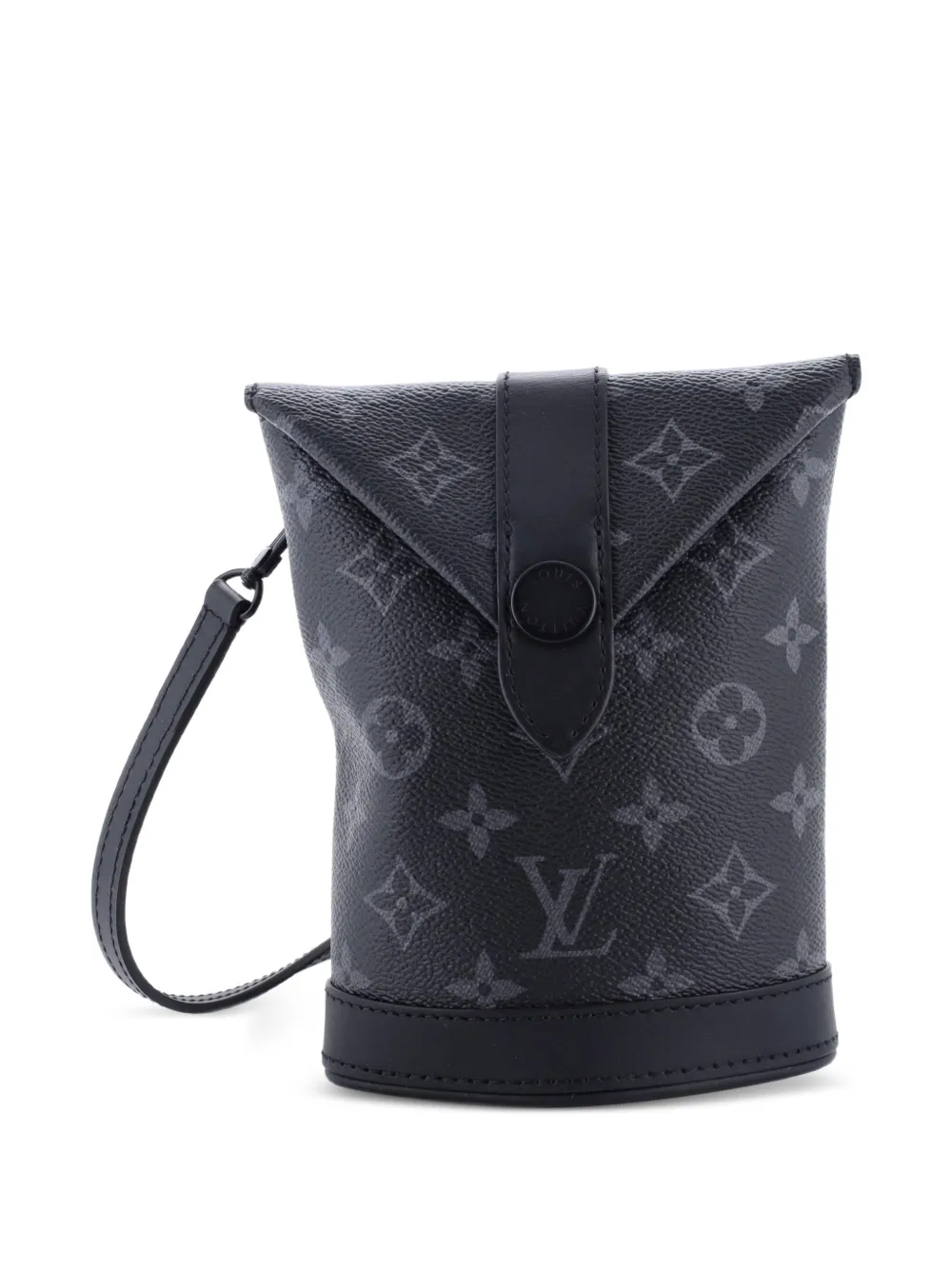 Louis Vuitton Pre-Owned Envelope Pouch Monogram Eclipse Canvas shoulder bag - Nero
