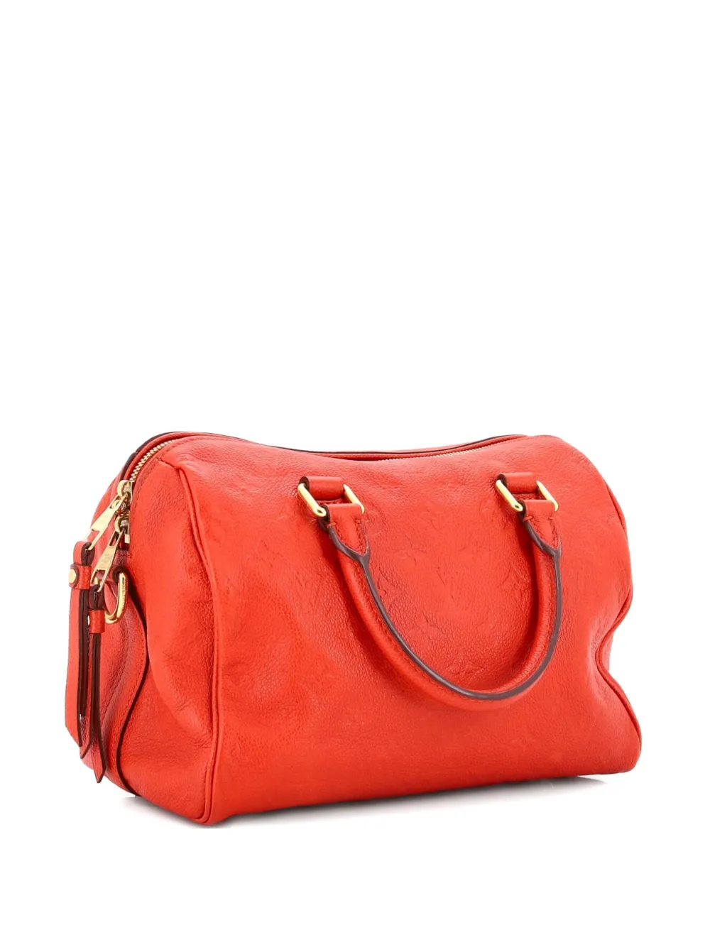 Louis Vuitton Pre-Owned Speedy Bandouliere Bag Monogram Empreinte Leather 25 shoulder bag - Rosso