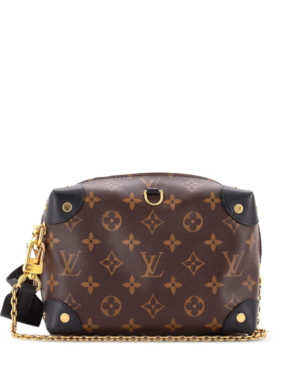 Louis Vuitton Pre-Owned Petite Malle Souple Handbag Monogram Canvas shoulder bag - Braun