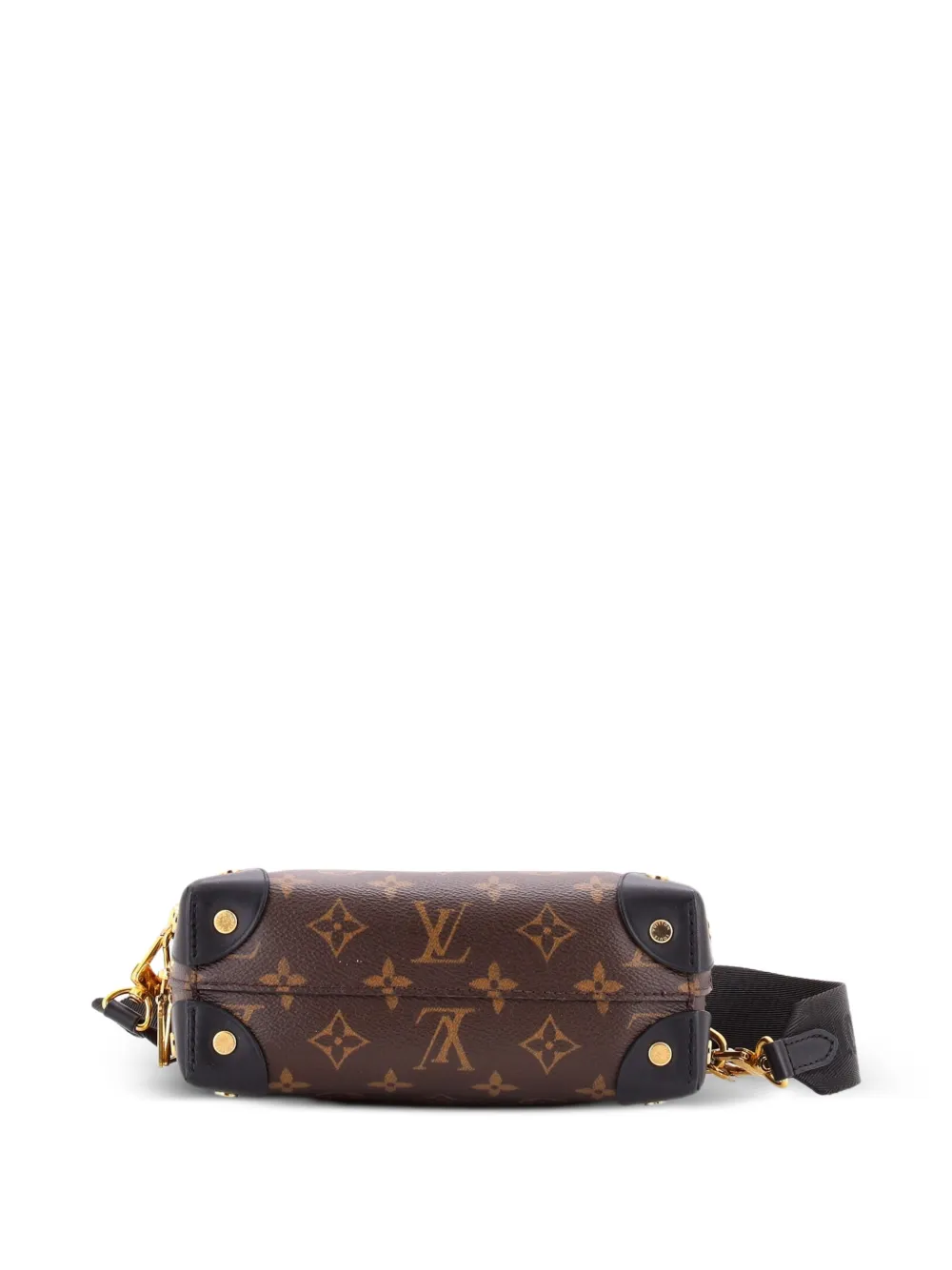 Petite Malle Souple Handbag Monogram Canvas Shoulder Bag