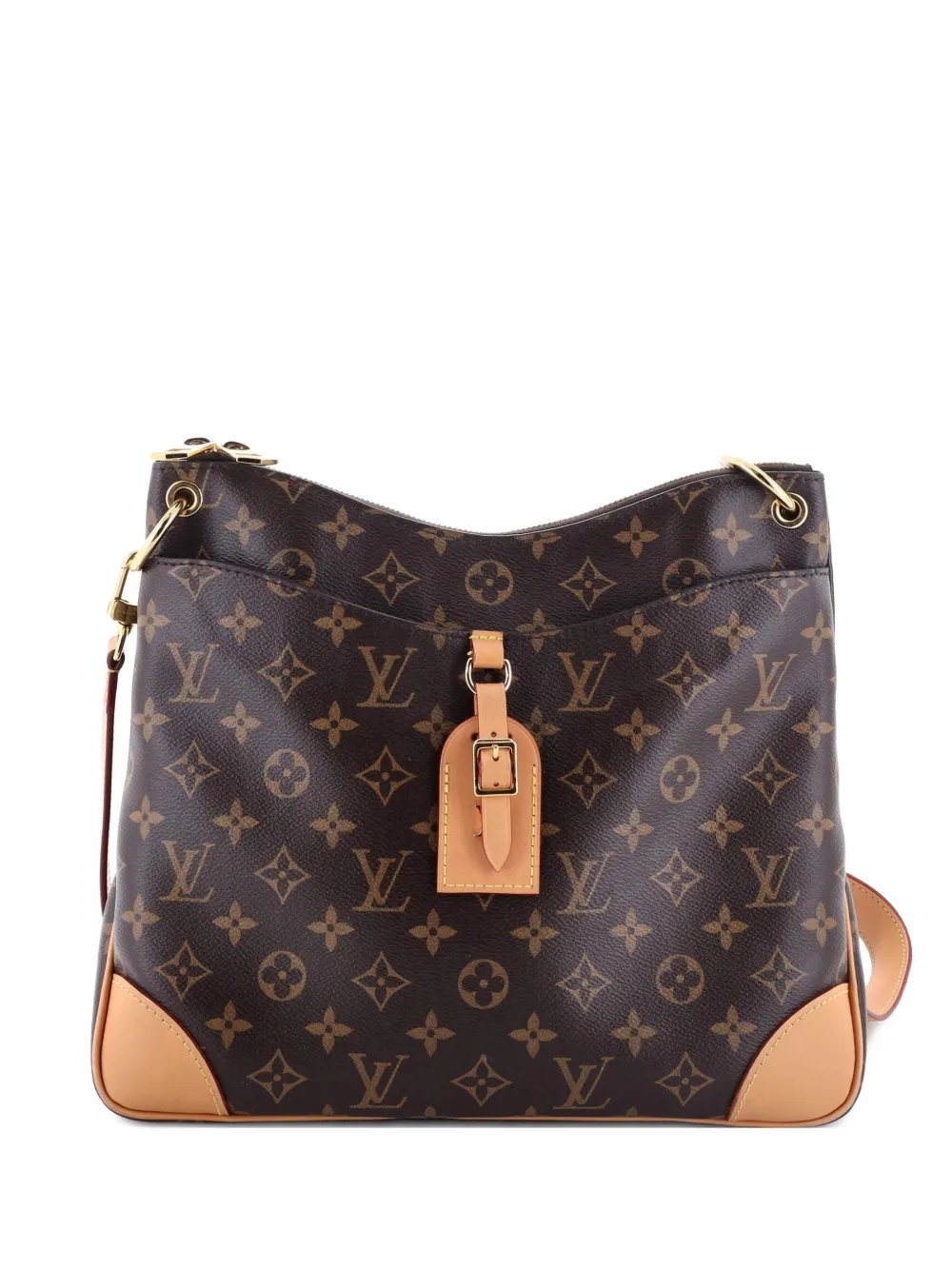 Louis Vuitton Pre-Owned Odeon NM Handbag Monogram Canvas MM crossbody bag - Marrone