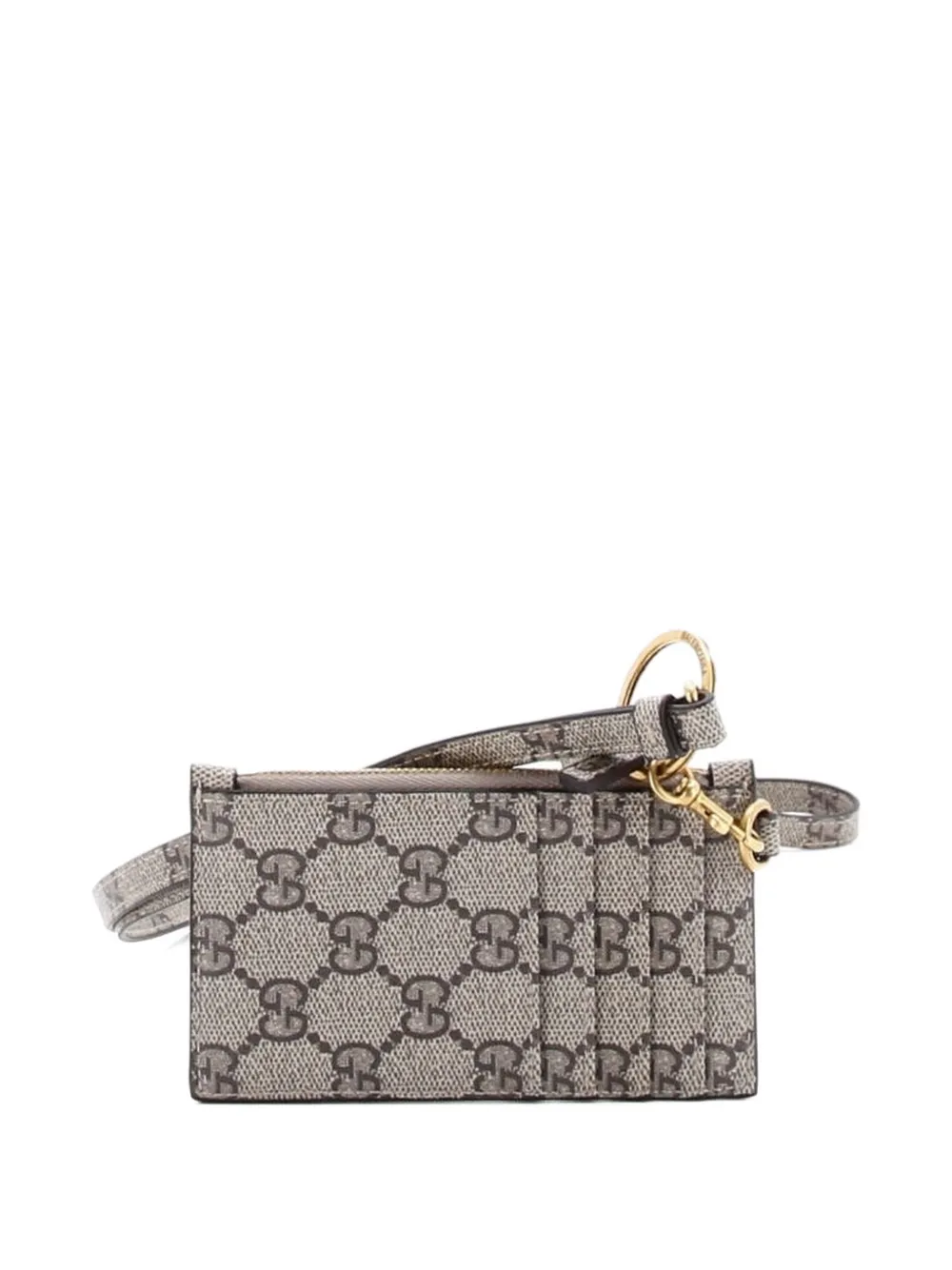 Gucci Pre-Owned x Balenciaga The Hacker Project Zip Case with Strap GG Coated Canvas card holder | Image 2