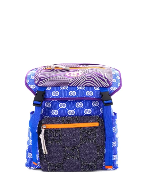 Gucci Pre-Owned mochila grande de nylon y goma con motivo GG en jacquard