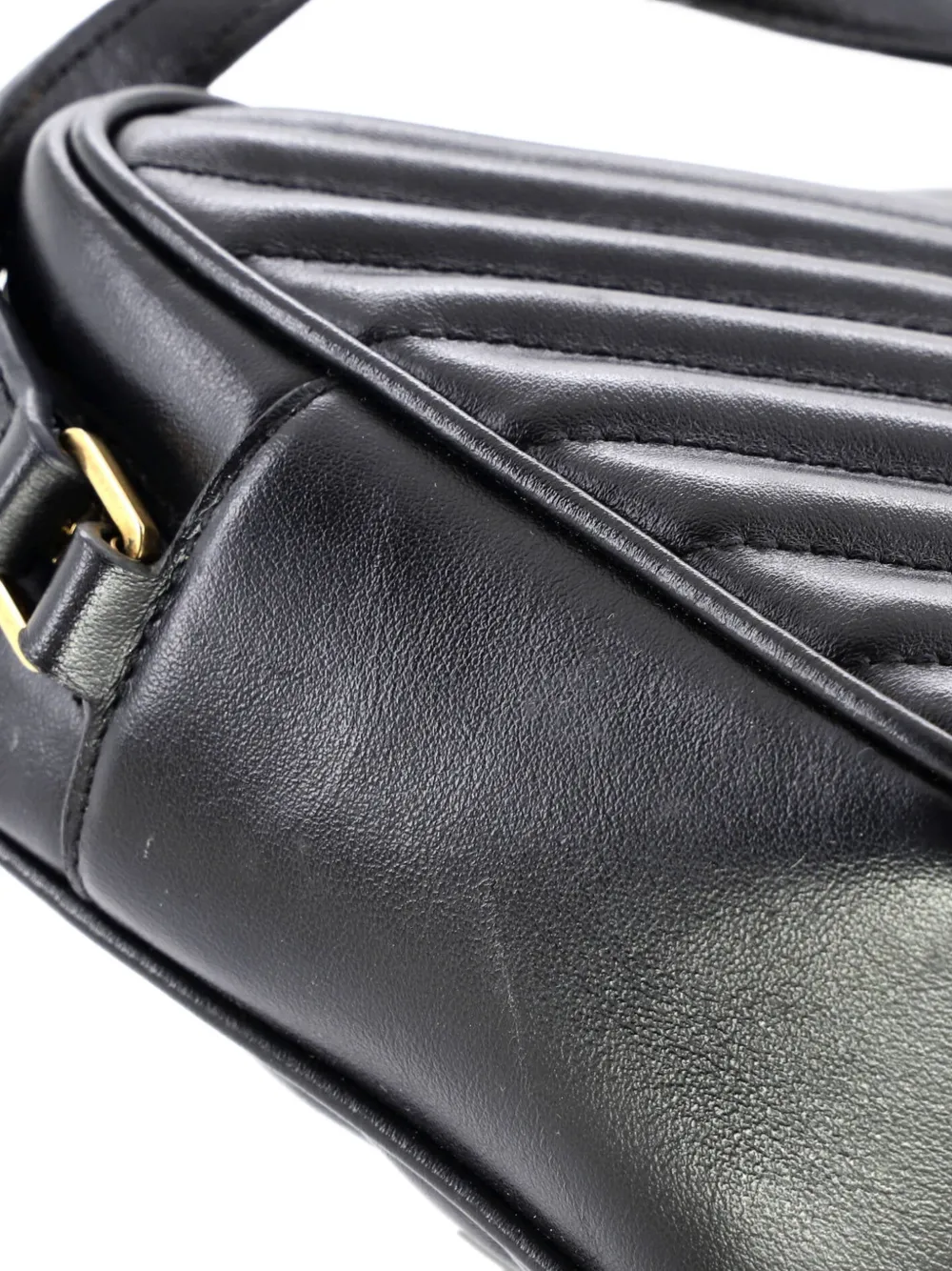 Lou Camera Bag Matelasse Chevron Leather Small Crossbody Bag