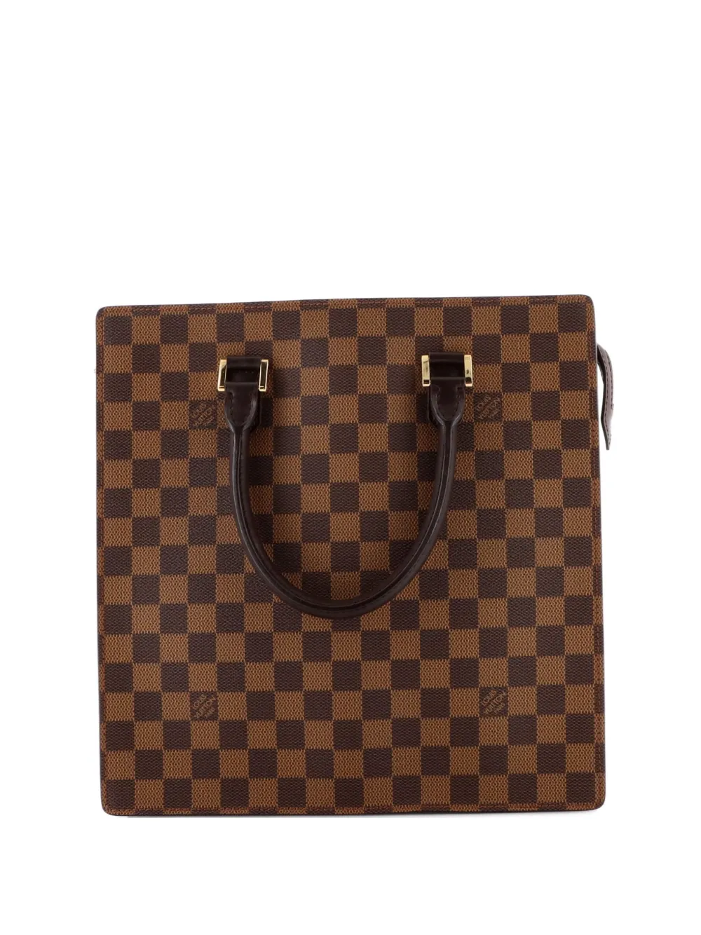 Pre-owned Louis Vuitton Venice Sac Plat Bag Damier Pm Tote Bag In Brown