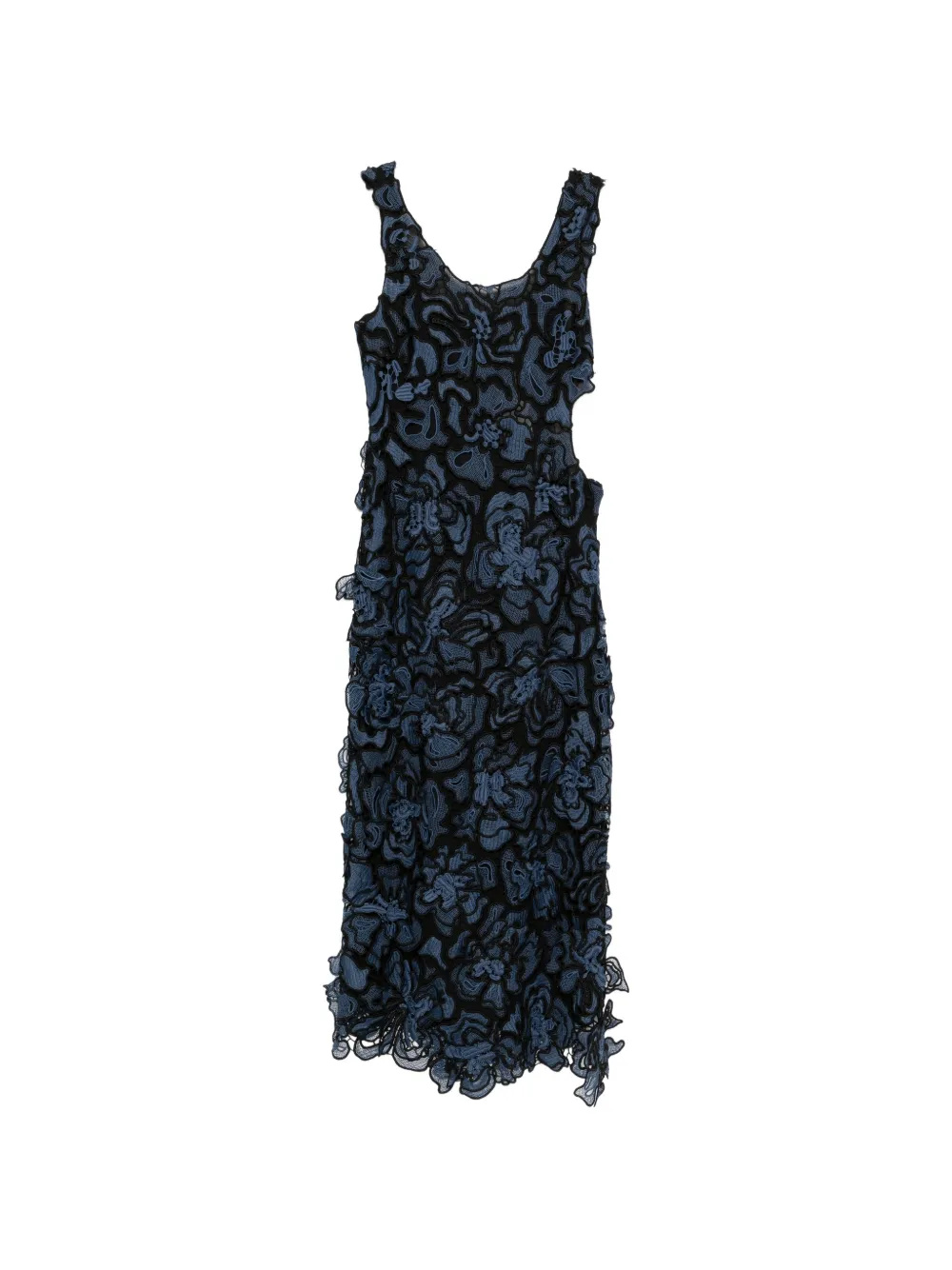 Simkhai midi floral lace dress - Blu