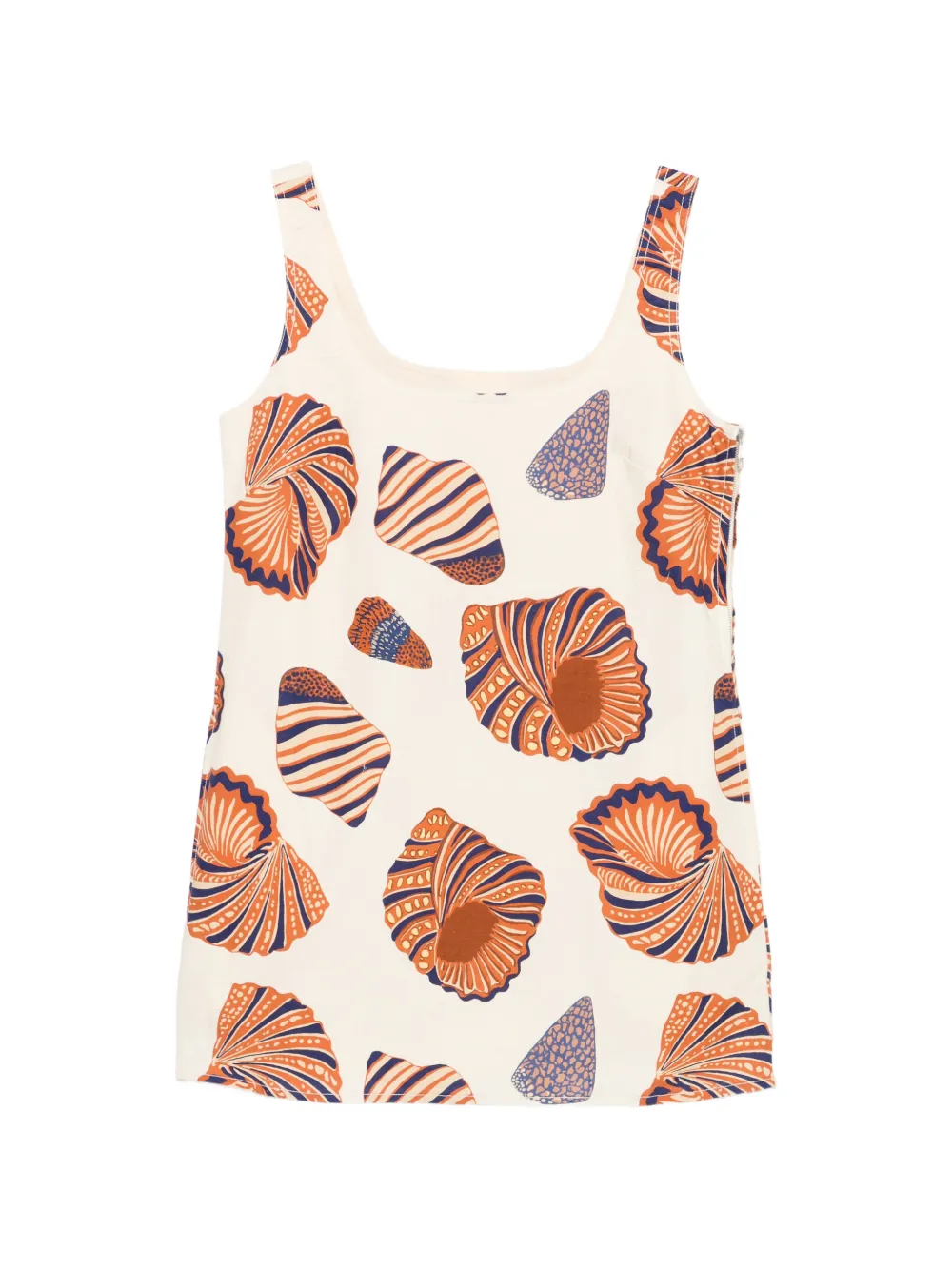 Simon Miller Sahara shell-print mini dress - Neutrals