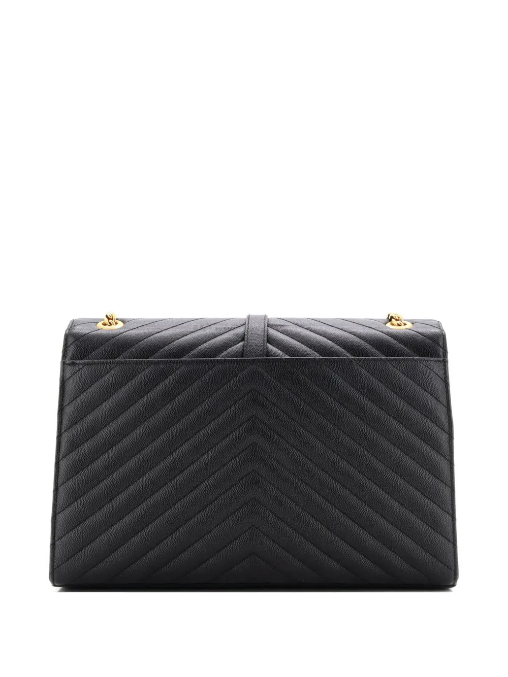 Saint Laurent Pre-Owned Classic Monogram Envelope Satchel Matelasse Chevron Leather Large shoulder bag | Pre-Owned | Image 2