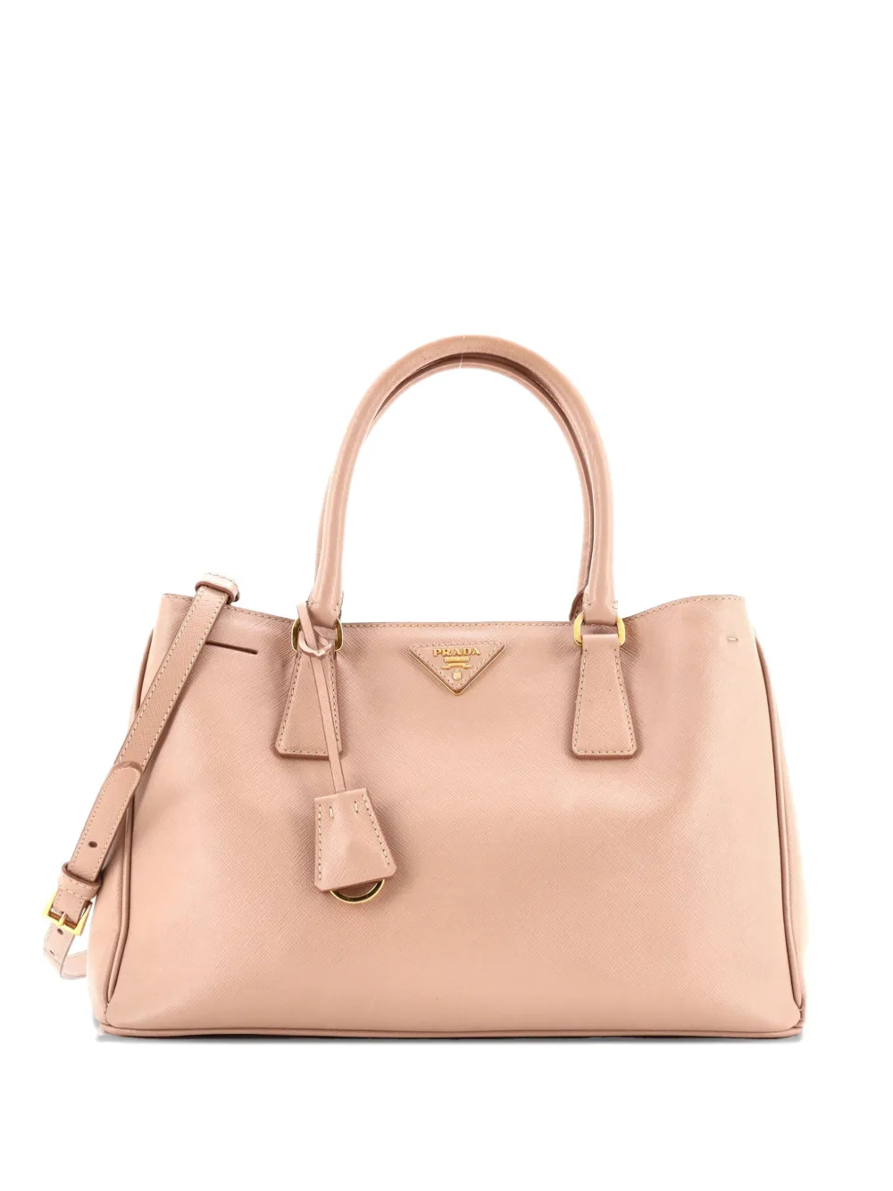 Prada Pre-Owned Lux Open Saffiano Leather Medium tote bag | Neutrals | Image 1