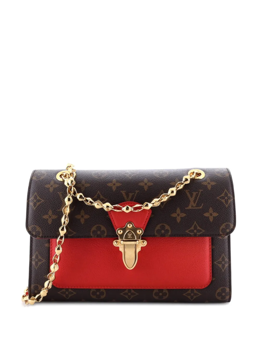Louis Vuitton Pre-Owned Victoire Handbag Monogram Canvas and Leather shoulder bag - Marrone