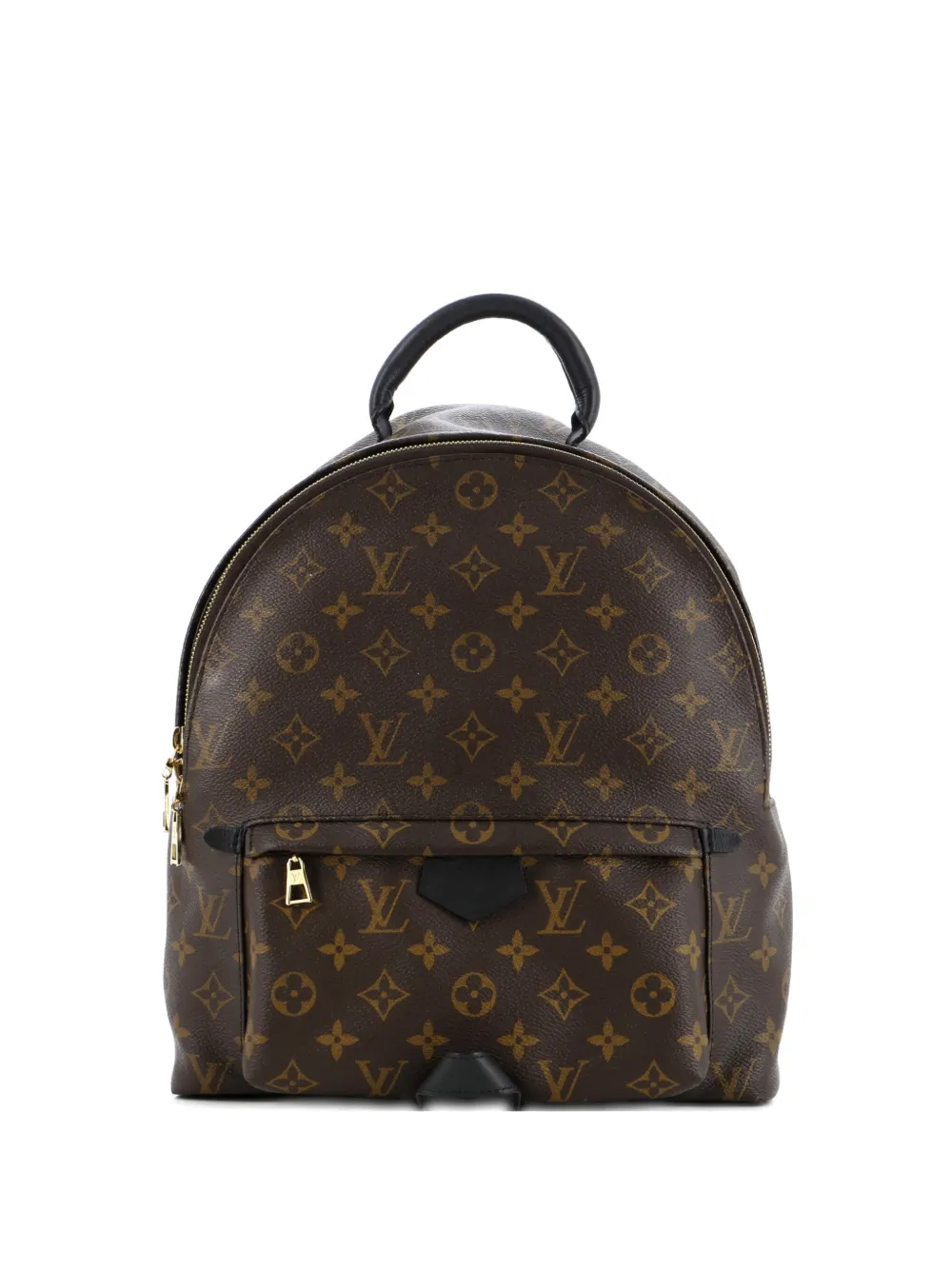 Pre-owned Louis Vuitton Palm Springs Monogram Canvas Mm Backpack In Brown