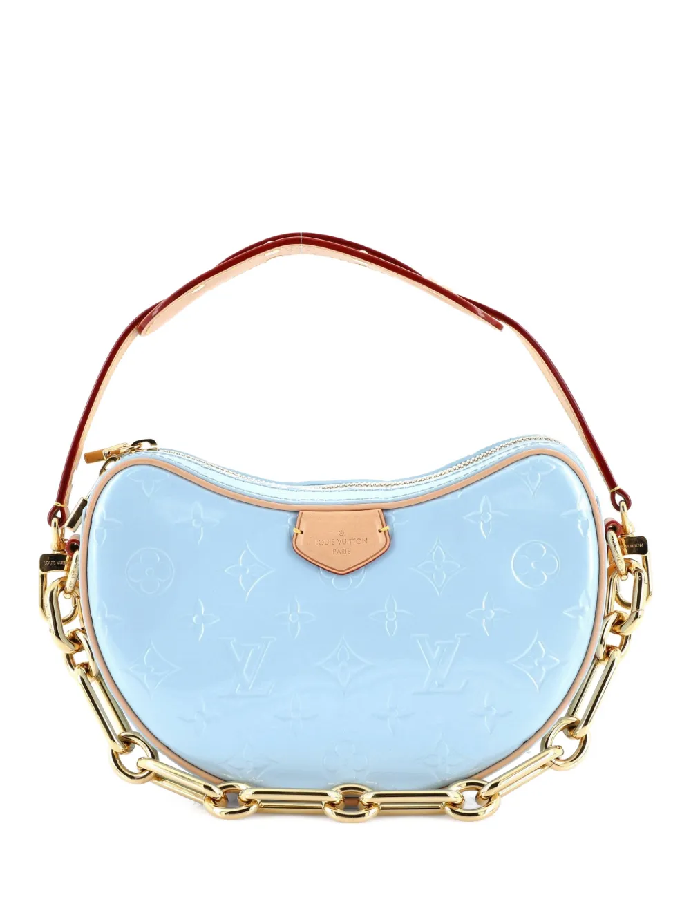 Louis Vuitton Pre-Owned Croissant NM Handbag Monogram Vernis PM crossbody bag - Blu