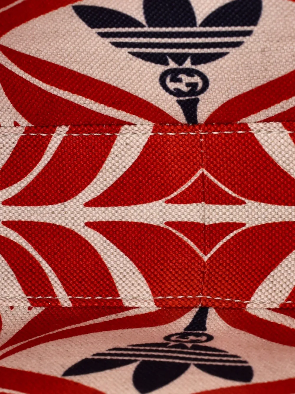 Pre-owned Gucci X Adidas Horsebit 1955 Leather East West Shoulder Bag In White