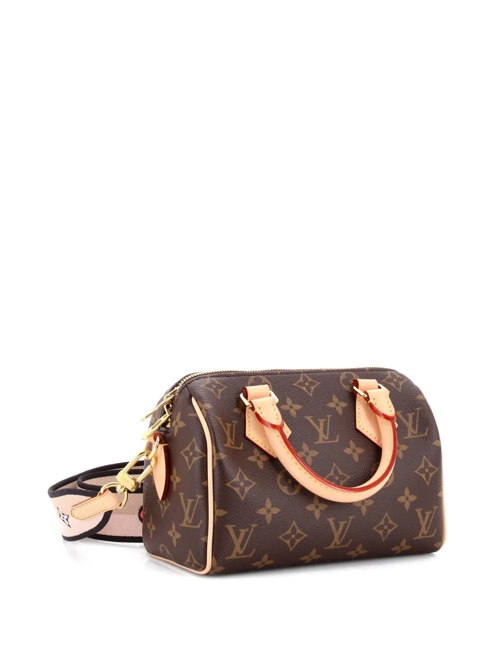 LOUIS VUITTON Pre-owned Speedy Bandouliere Bag Monogram Canvas 20 Crossbody Bag In Brown
