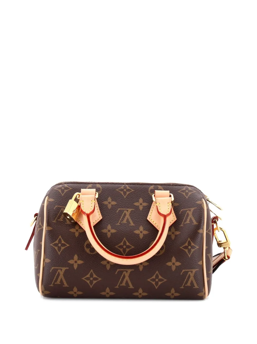 LOUIS VUITTON Pre-owned Speedy Bandouliere Bag Monogram Canvas 20 Crossbody Bag In Brown